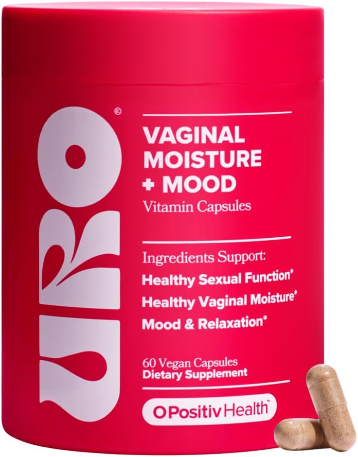 O Positiv URO Vaginal Moisture & Mood Formulated to Support Vaginal Moisture, Mood & Relaxation -30 Servings
