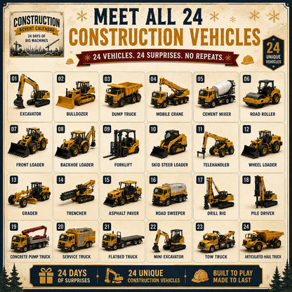 🎄 24-Day Vehicle Advent Calendar