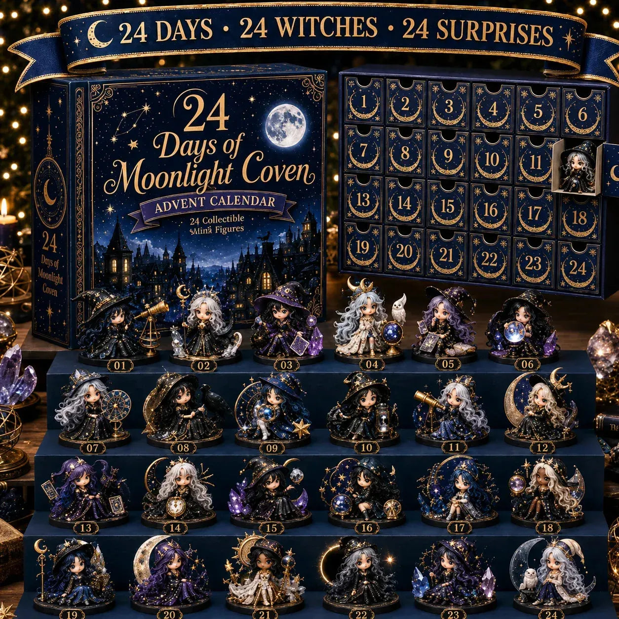 🎈Witchy Advent Calendar 2026 – 24 Days of Magical Collectible Figures | 49% OFF