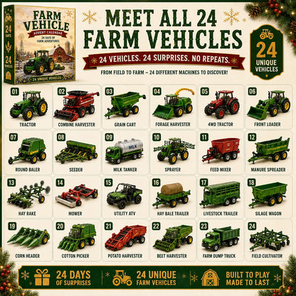🎄 24-Day Vehicle Advent Calendar