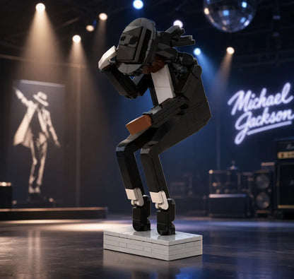 Building Block Toy for Assembling Michael Jackson, Classic Dance Pose Figure, Tribute to a Legendary Icon, Gift for Michael Jackson Fans