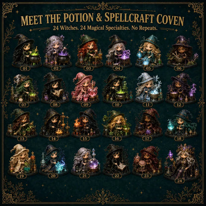🎈Witchy Advent Calendar 2026 – 24 Days of Magical Collectible Figures | 49% OFF