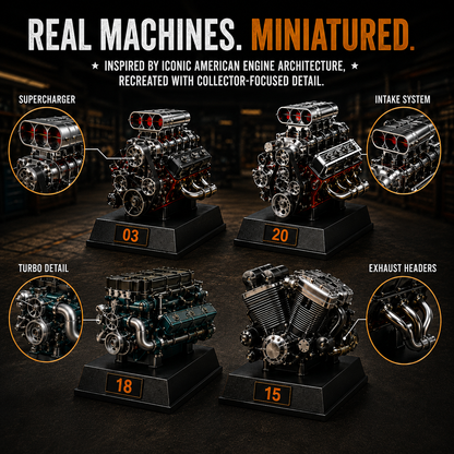 ⏰Limited Time 50% OFF:24 Days of Horsepower – American Engine Legends Advent Calendar for Car Lovers