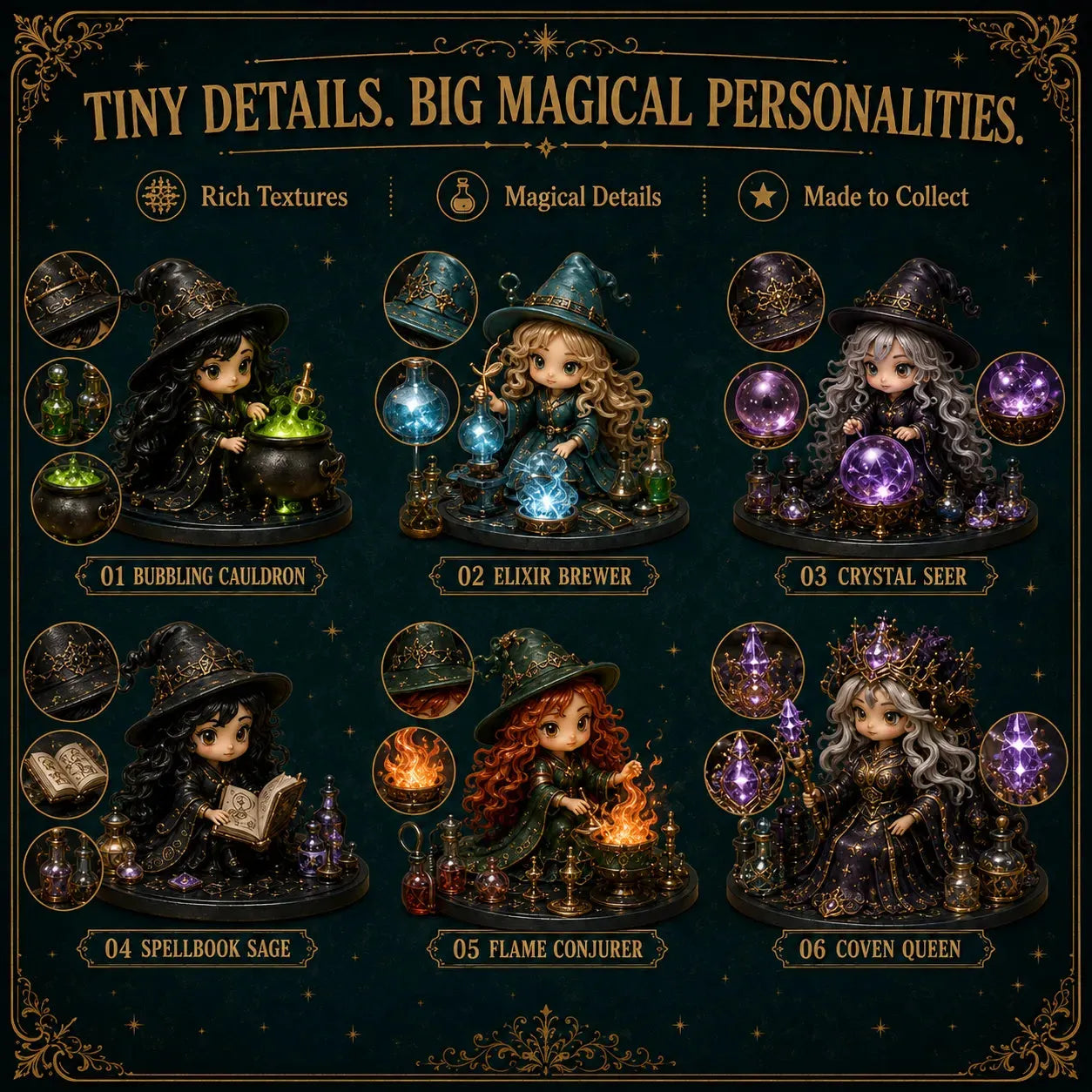 🎈Witchy Advent Calendar 2026 – 24 Days of Magical Collectible Figures | 49% OFF